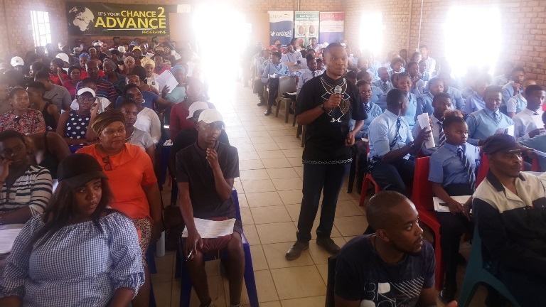 Facilitator Mr. MacDonald Rammala of the workshop Know your Constitution and your Rights